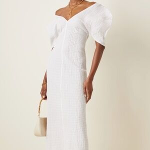Mara Hoffman Gracen Dress - White - XS